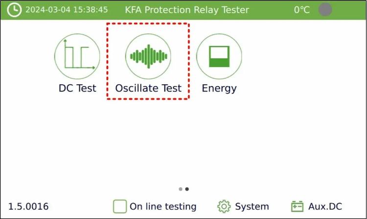 KFA310: Empowering Customized Testing with the Brand-New 'Oscillate Test' Module